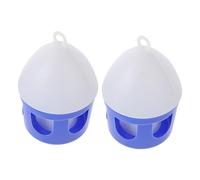 BCOATH 2pcs Plastic Bird Waterer Portable Quail Water Feeder Household Pigeon Feeder for Garden Bird Feeding