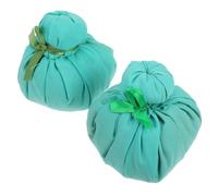 BCOATH 2pcs Portable Herbal Moxa Balls Heat Warming Compress Bags for Body Massage Relief Compact Hot Compress Pouches for Home Travel Use Multi-Functional Chinese Herbal Therapy Spa