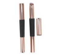 BCOATH 2PCS Retractable Double-ended Silicone Lip Brush for Lipstick and Concealer Portable Mini Makeup Applicator with Adjustable Soft Skin-friendly Tool for Travel Festival and Everyday