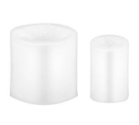 BCOATH 2pcs Rose Candle Molds Creative Candle Mold Food Grade Silicone Romantic Rose Shaped Non-Stick Smooth Inside DIY Chocolate Craft for Beginners