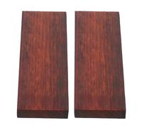 BCOATH 2pcs Sandalwood Handle Wood Scales Blanks for Knifemaking with Stable Wear Resistance and Elegant Appearance, and Workshop Use