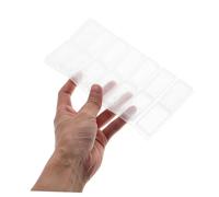 BCOATH 2pcs Silicone Epoxy Domino Mold for Resin Casting Domino Tile Holder Rack Mold for DIY Organizer Storage Compact Artistic Design for Jewelry and Small Items