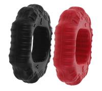 BCOATH 2pcs Silicone Hand Grip Strengtheners for Finger Wrist and Forearm Exercise Portable Finger Strength Trainer for Hand Muscle Training and Grip Improvement