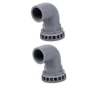 BCOATH 2pcs Thicken Fish Tank Drain Joints Pvc Hose Pipe l Shape Connector for Drainage