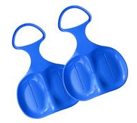 BCOATH 2Pcs Thickened Grass-sliding Board with Anti-skid Stripes for Winter Sand and Outdoor Skiing Hdpe Material Suitable for Family Exercise and Ski Learning Random Color