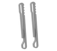 BCOATH 2PCS Titanium Alloy Keychain Spring Snap Clips Lightweight Hook Carabiner with Slip Design for Access Durable Ring Buckle for Outdoor Equipment