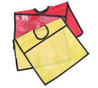 BCOATH 2pcs Traffic Cone Sleeves with Thickened Tube Structure, Elastic Oxford Cloth Covers for Road Works and School Environments, Yellow and Red Safety Message Sign Sleeves Resisting