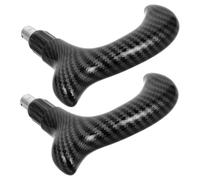 BCOATH 2pcs Trekking Pole Handle Replacement for Walking Cane and Crutches, Non-slip Textured Pp Grip, Reduces Hand Friction and Improves Comfort for Daily Walking and Hiking Use