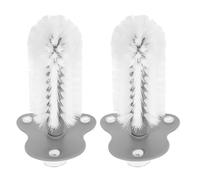 BCOATH 2pcs Turtle Cleaning Brush for Turtles Shell Scrubber Suction Cup for Aquarium Tank Back Cleaning and Reptile Care