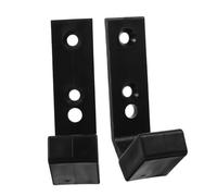 BCOATH 2Pcs Wall Mounted Barbell Storage Rack Barbell Support for Home Gym Fitness Equipment Space-saving Dumbbell Rod Holder with Smooth Surface