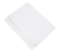 BCOATH 2pcs Weather-resistant Metal Sublimation Blanks with Mounting Holes Blank Signs for Outdoors Shops Gardens Tinplate Plates for Custom Warning and Business Communication