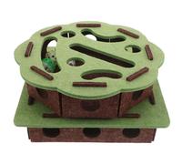 BCOATH 2sets Cat Toys Puzzle Felt Maze Box Kittens Self Play Exercise Interactive Indoor Cats Boredom Relief