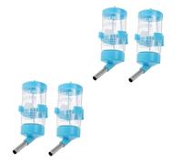 BCOATH 2sets Hamster Water Bottle Automatic Drinking Feeder Bowl 80ml for Small Pets Like Hamster 2pcs*2