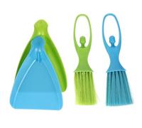 BCOATH 2sets Mops for Cleaning Floors Mini Broom Dustpan Cleaning Brush Soft Broom for Hamster Cage Random Color