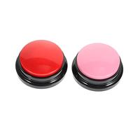 BCOATH 2sets Pet Training Buttons Clicker for Dog Training Squeak Toys for Dogs 2pcs*2