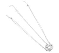 BCOATH 3 pcs Friend Matching Necklace Heart Pendant Trio Necklace with Sun Moon Star Design for Women Friendship