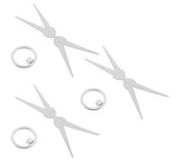 BCOATH 3 Sets Cat Eye Nail Art Tool with 3 Silver and 3 Dual-ended Metal Plates for DIY Manicure and Salon Use, Prevents Smudging and Break Lines, for Beginners and Professionals