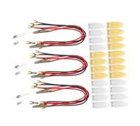 BCOATH 3 Sets DIY Fruit Battery Science Experiment Kit for Students Electronic Clock Physics Teaching with Plug Stem Educational Materials for Learning and Environmental Awareness