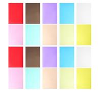 BCOATH 30pcs Colored Film Sheets Lighting Gel Filters Pvc Light Diffuser Sheets Featherlight Quick Installation for Photography Outdoors and Shoots 11.7x8.3 Inches