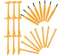 BCOATH 30pcs Dinosaur Excavation Kit for Hammer Brush and Plastic Digging Tools Educational Archaeology for Boys and Realistic Paleontology Digging Experience