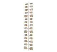 BCOATH 30pcs Finger Fake Nails Press on Nails Abs Plastic Time Saving Easy Application Fashionable Trendy for Women Teens Daily Wear
