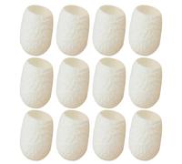 BCOATH 30pcs Natural Silk Facial Cleansing Balls for In-depth Pore Cleansing and Dead Skin Removal, Gentle Exfoliating Mitts Suitable for Sensitive Skin