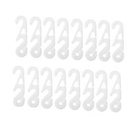 BCOATH 30pcs White Mask Strap Extenders S-Shaped Adjustable Ear Rope Buckles for Mask Supplies Comfortable Ear Protection Pressure Relief and Anti-Tightening Hooks