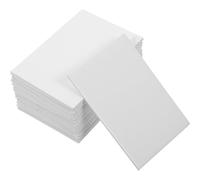BCOATH 30pcs White Thick Card Stock Paper 7.5 X 10.5cm Protective Cardstock Covers for Game Cards Trading Crafting and Presentation