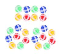 BCOATH 32pcs Replacement Sticky Balls for Dart Board Soft Hook and Loop Balls in Yellow Red Green Blue Indoor Outdoor Sticky Catch Game Accessories for School Family Activities