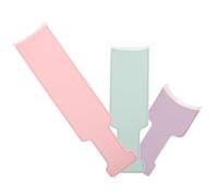 BCOATH 3pcs Balayage Hair Dye Boards for Precise Highlighting Plastic Coloring Paddle Tools for DIY Hairdressing Compact Portable Hair Coloring Accessories for Even Application