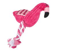 BCOATH 3pcs Dog Squeaky Toy Puppy Teething Toys Flamingo Shape Stuffed Interactive Pet