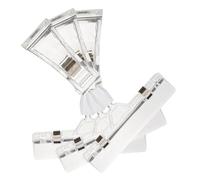 BCOATH 3pcs Double-Head Tag Holders for School Notice Boards, Rotatable Plastic Sign Clips for Merchandise Display and Price Labeling in Retail