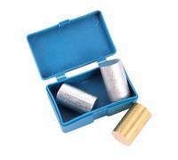 BCOATH 3pcs Equal Mass Metal Cylinder Set Copper Iron Aluminum 3x1.8cm for Density and Heat Experiments Physics Lab Supplies Educational Science Kit