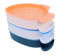 BCOATH 3pcs Hydroponic Cat Grass Planter No Soil Indoor Nursery Tray for Home Gardening Lightweight and Catnip Growing Box Practical Planting for Cats