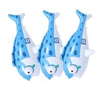 BCOATH 3pcs Inflatable Fish for Portable Lightweight Floating Pool Fun Quick Inflate Deflate Tropical Ocean Animal Party Decorations and Birthday Supplies