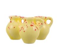 BCOATH 3pcs Miniature Ceramic Flower Vases Tiny Bonsai Pots for Dollhouse Scenes DIY Crafts Fairy Garden Landscaping Ornaments Mini Succulent Planters Accessories