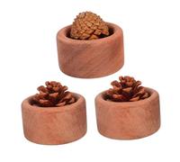 BCOATH 3pcs Minimalist Wooden Essential Oil Diffusers Portable Compact Passive Aroma Diffuser for Home Office Car Bathroom Stylish Natural Wood Design Uniform Scent Dispersion