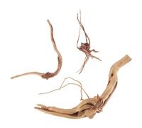 BCOATH 3pcs Natural Tree Root Fish Tank Decorations - Large, Medium, Small Driftwood Branch Ornaments for Aquarium Landscaping and Habitat Accessories Random Color