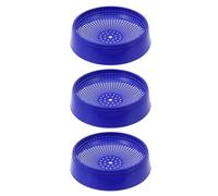 BCOATH 3pcs Pigeon Nesting Bowls Plastic Egg Laying Basins Sturdy Bird Breeding Nests for Racing Pigeons and Doves Suitable for Birdcage Accessories
