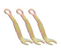 BCOATH 3pcs Pivot Door Repair Wrench 3/8 Open End 5/16 Socket for Home | Angled Iron Build, Golden Finish, Precision Adjustment for Office Partitions and Pocket Doors