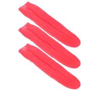 BCOATH 3Pcs Red Long Tongue Halloween Prop Set for Scary Cosplay, Realistic Tongue Props for Haunted House, Stage, and Prank Decorations