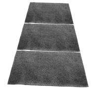 BCOATH 3pcs Reptile Mat Terrarium Liner Water-absorbent Carpet Substrate 50x30cm Grey Reptile Floor Mat for Bearded Dragons Tortoises Lizards and Geckos Habitat Bedding