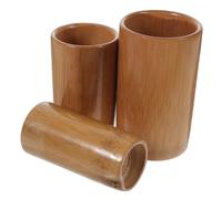 BCOATH 3Pcs Reusable Bamboo Cupping Tools Medium Large Extra Large Fire Cupping Therapy Cups for Body Massage