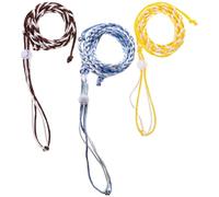 BCOATH 3pcs Small Animal Leash Set for Hamster Squirrel Guinea Pig Rabbit - Outdoor Traction Rope Adjustable Length for Bunny Training and Walking Random Color