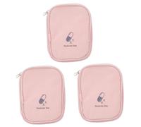 BCOATH 3pcs Travel Mini Pouch Portable Case Medicine Storage Bag Tiny Small Medicine Bag Oxford Fabric