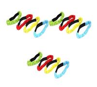 BCOATH 3sets Elastic Legged Race Band for Kids Sports Day Games Team Sashes 8pcs*3