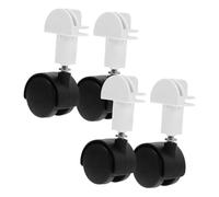 BCOATH 4 Pack Cat Cage Casters Heavy Duty Small Spinner Wheels Caster Brakes for Appliance Furniture