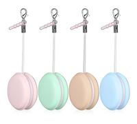 BCOATH 4 Pcs Macaron Phone Screen Cleaners Silicone Pp Plastic Effective Cleaning Screen Cleaner Pendants for Mobile Phones Or Bags Suitable for Friends