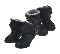 BCOATH 4 Pcs Waterproof Pet Rain Boots for Dog's Paws, Silicone Anti-slip Rain Shoes, Keep Paws Warm and Dry on Rainy Day Outdoor Walks, Available in Size L to Xxl