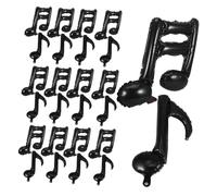 BCOATH 40 Pcs Music Note Aluminum Foil Balloons Black Party Decorations for Birthday Shower Wedding Music Themed Celebrations and Classroom Decor